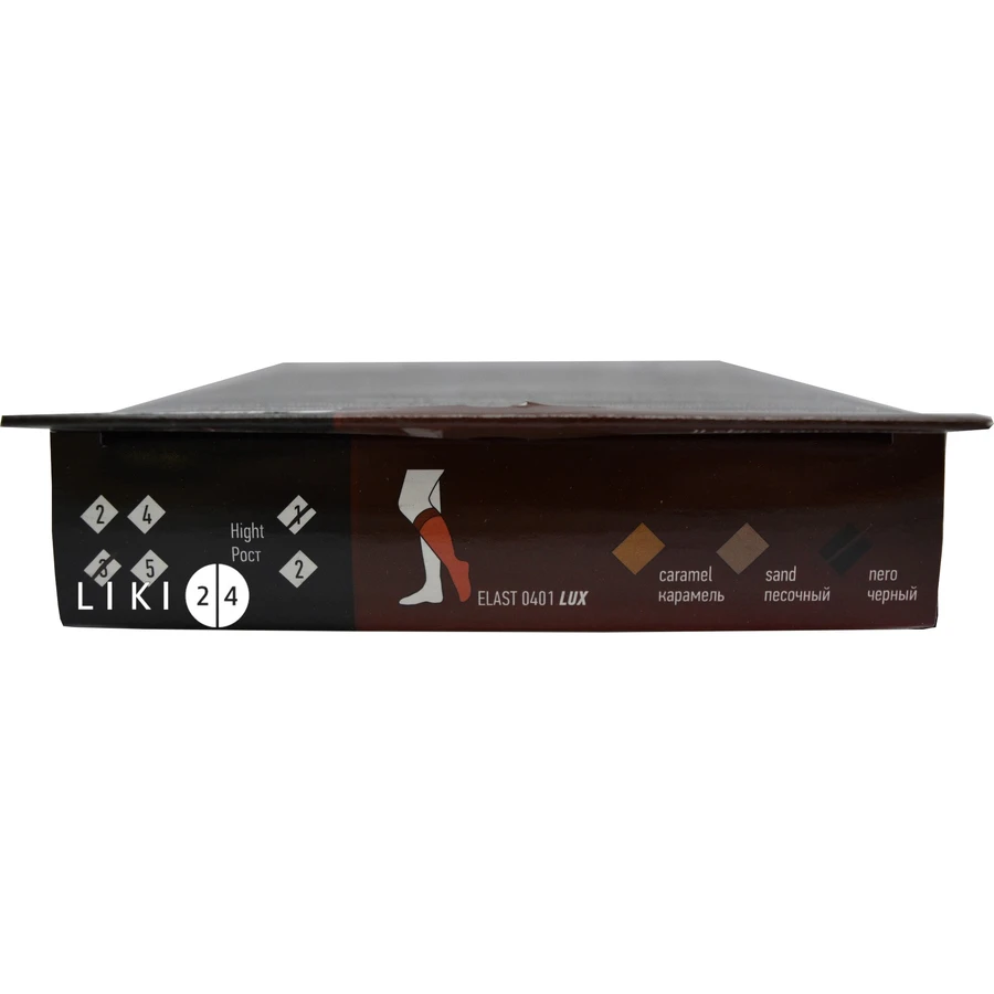 Гольфы Tonus Elast 0401 Lux (23-32 мм рт.ст.) компрессионные с мыском, размер 3, 1 рост, черный: цены и характеристики