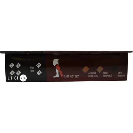 Гольфы Tonus Elast 0401 Lux (23-32 мм рт.ст.) компрессионные с мыском, размер 4, 1 рост, черный: цены и характеристики