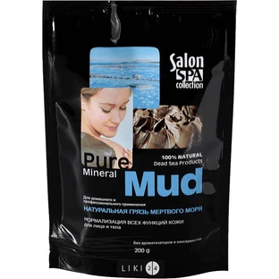 Salon Spa Collection. Грязь мертвого моря натуральная, 200 г
