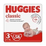 Подгузники Huggies Classic 3 Jumbo 58 шт: цены и характеристики