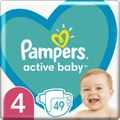 Подгузники Pampers Active Baby Maxi 4 (9-14 кг), 49 шт.