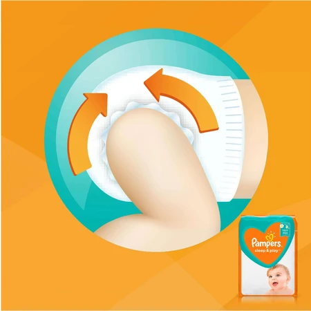 Подгузники Pampers Sleep & Play 3 Midi 6-10 кг 58 шт: цены и характеристики