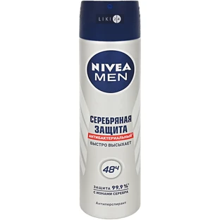 Дезодорант-антиперспирант Nivea Men Серебряная защита 150 мл