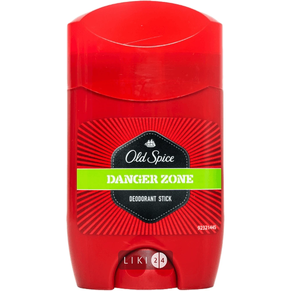 Дезодорант-стік для чоловіків Old Spice Danger Zone 50 мл: ціни та характеристики