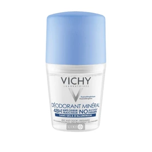 Дезодорант Vichy 24 години без солей алюмінію для дуже чутливої шкіри кульковий 50 мл