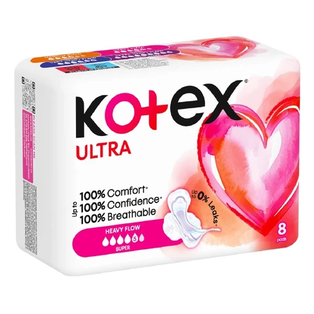 Гигиенические прокладки Кotex Ultra Dry Super 8 шт: цены и характеристики
