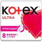 Гігієнічні прокладки Кotex Ultra Dry Super 8 шт