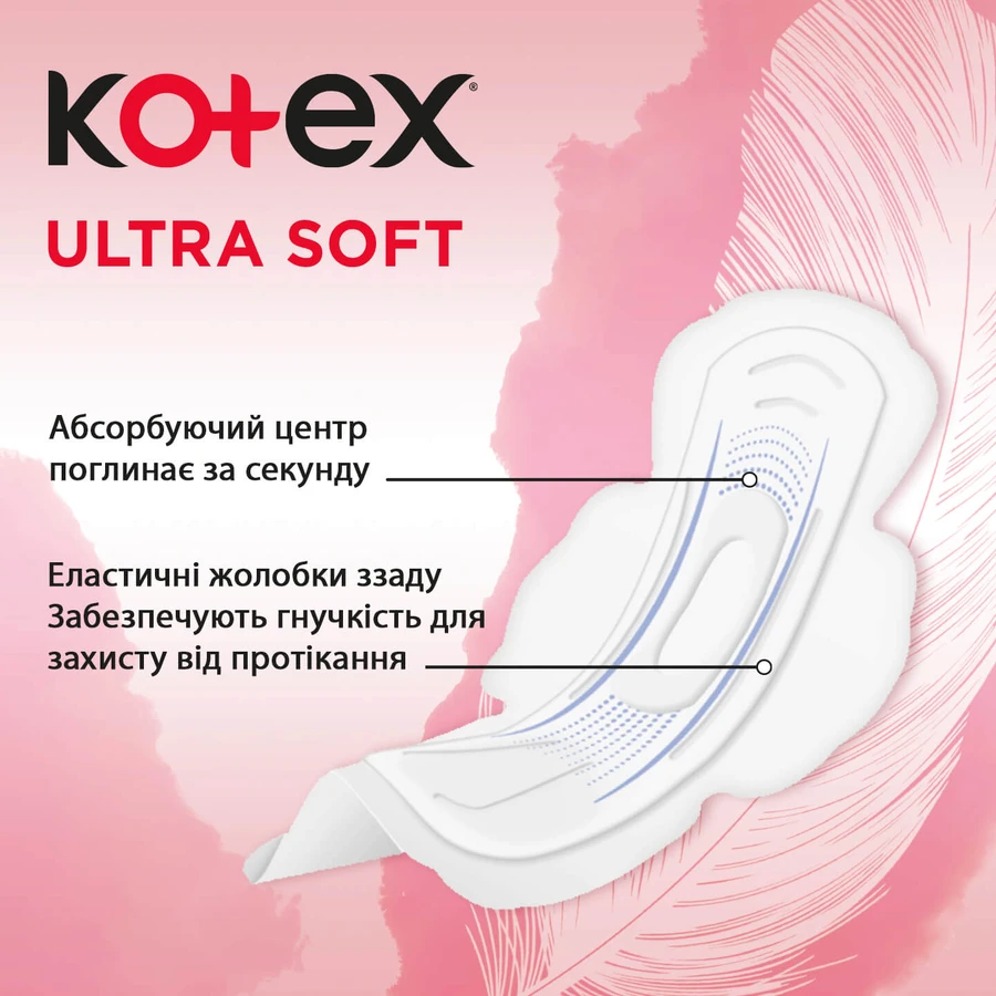 Прокладки гігієнічні Kotex Ultra Soft Super 8 шт: ціни та характеристики