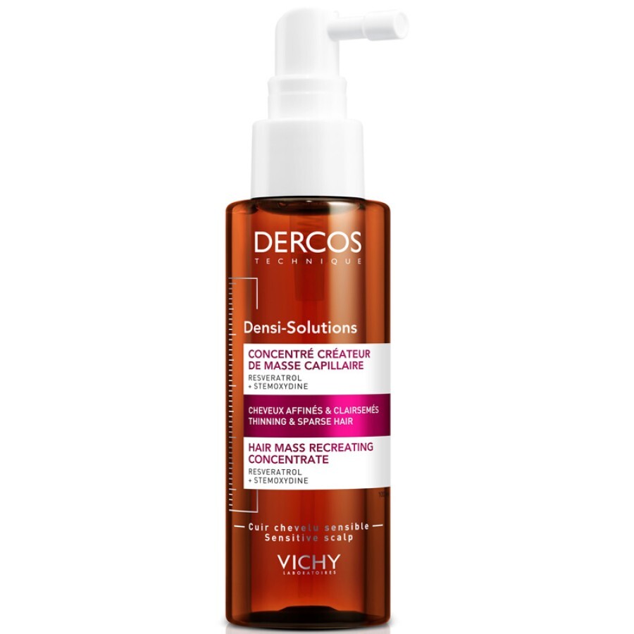 Концентрат Vichy Dercos Densi-Solutions для збільшення густоти волосся, 100 мл: ціни та характеристики