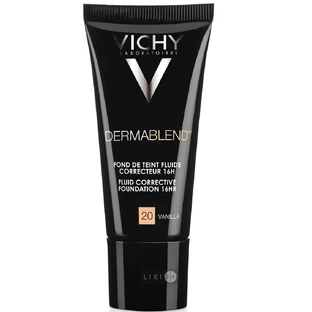 Тональный флюид Vichy Dermablend корректирующий, тон 20, SPF 35, 30 мл