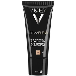 Корректирующий тональный флюид Vichy Dermablend оттенок 35, 30 мл