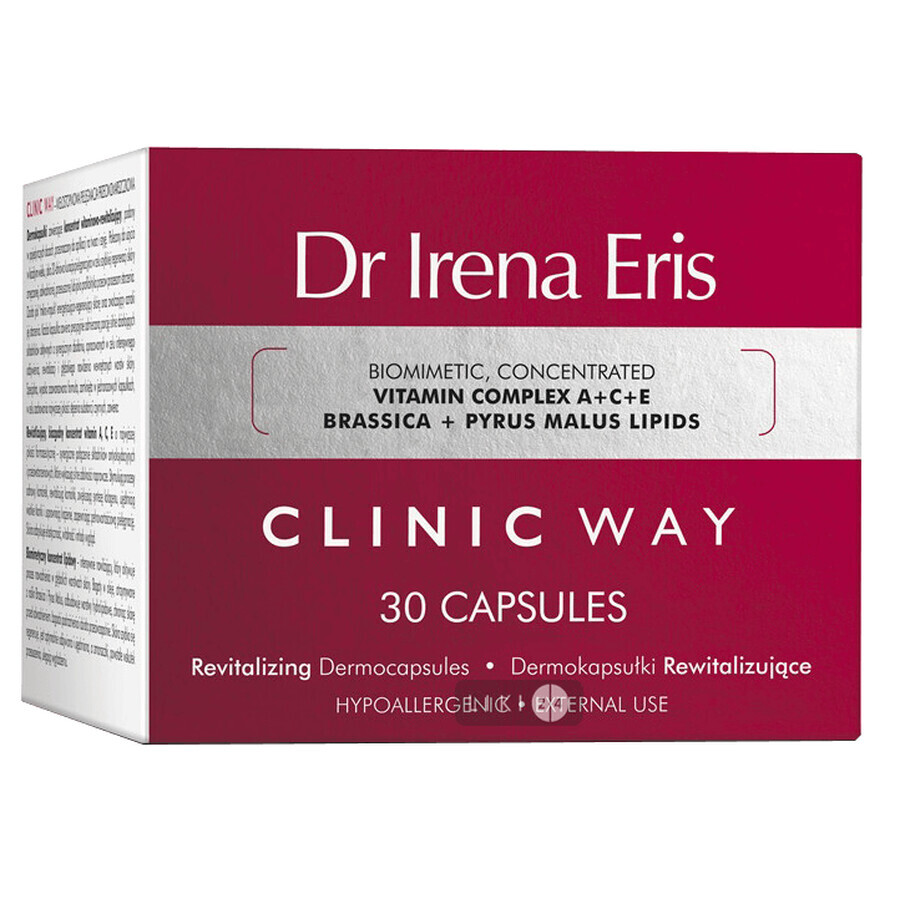 Дермокапсули Dr. Irena Eris догляд за обличчям Clinic way 30 шт: ціни та характеристики