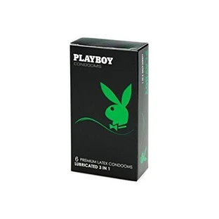 Презервативи Playboy 3 in 1 6 шт
