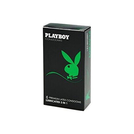 Презервативы Playboy 3 in 1 6 шт