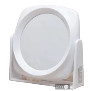 Дзеркало Titania косметичне біле двобічне 1580 L, 18 х 18 см