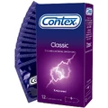  Презервативы латексные с силиконовой смазкой CONTEX Classic классические, 12 шт.