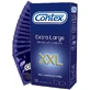 Презервативи латексні з силіконовою змазкою CONTEX Extra Large збільшеного розміру, 12 шт.