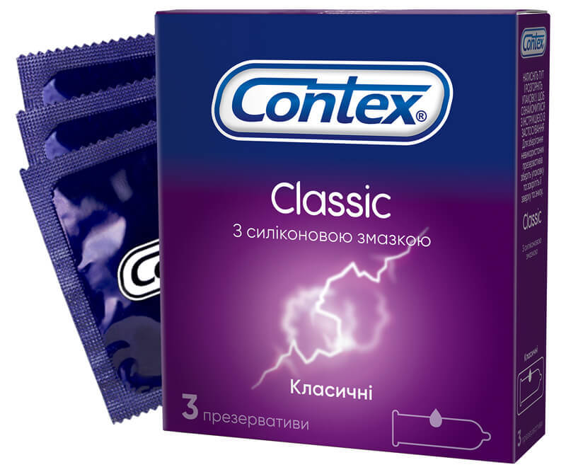 

Презервативи Contex Classic 3 шт, classic, класичні