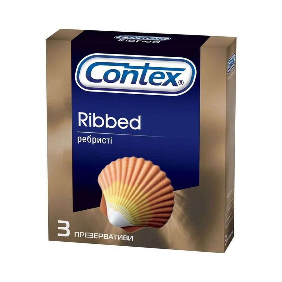 Презервативи Contex Ribbed, 3 шт: ціни та характеристики