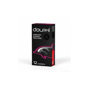 Презервативи Dolphi Anatomic різнокольорові, 12 шт