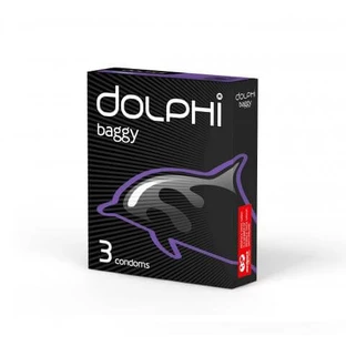 Презервативи Dolphi Baggy Особливою форми 3 шт