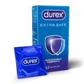 Презервативы латексные с силиконовой смазкой DUREX® Extra Safe (утолщенные для максимальной надежности), 12 шт.