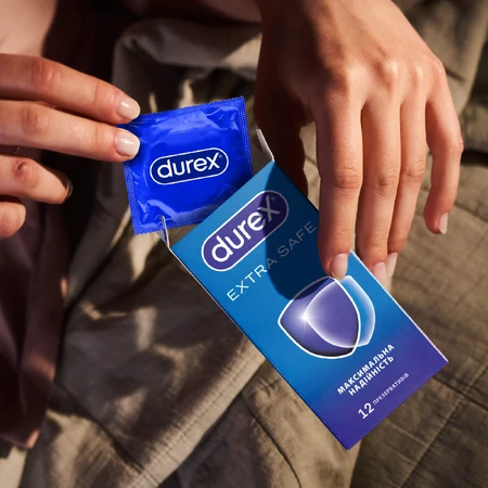 Презервативы латексные с силиконовой смазкой DUREX® Extra Safe (утолщенные для максимальной надежности), 12 шт.: цены и характеристики