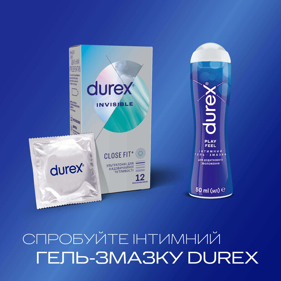 Презервативы латексные с силиконовой смазкой DUREX Invisible ультратонкие, 12 шт.: цены и характеристики