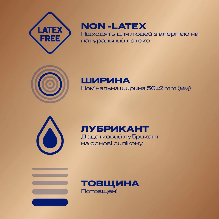 Презервативи з синтетичного латексу з силіконовою змазкою DUREX® Real Feel (натуральні відчуття), 12 шт. (безлатексні): ціни та характеристики