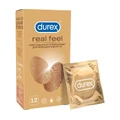 Презервативы из синтетического латекса с силиконовой смазкой DUREX Real Feel (натуральные ощущения), 12 шт. (безлатексные)