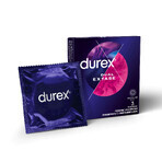 Презервативы латексные с силиконовой смазкой DUREX Dual Extase рельефные с анестетиком, 3 шт. : цены и характеристики