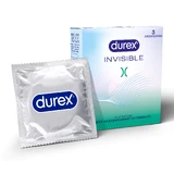 Презервативи латексні з силіконовою змазкою DUREX® Іnvisible (ультратонкі), З шт.