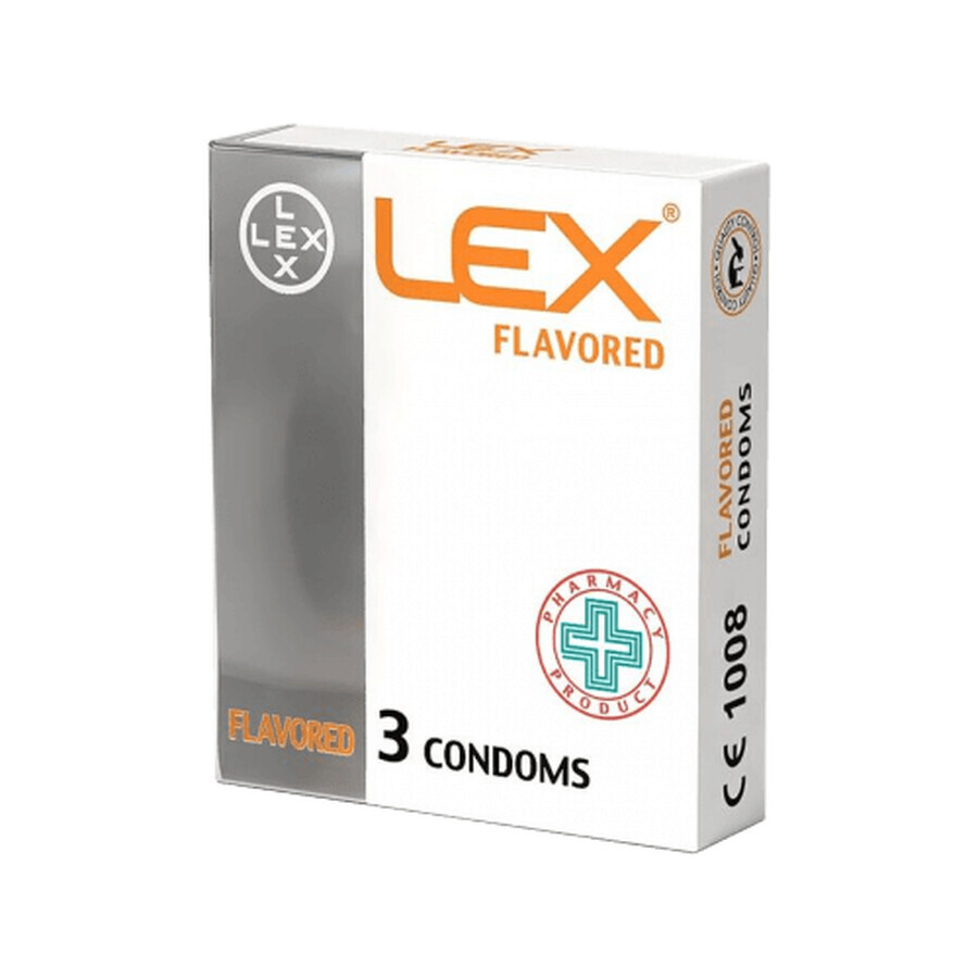 Презервативи Lex Flavored Strawberry Ароматизовані 3 шт: ціни та характеристики