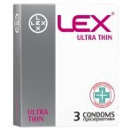Презервативы Lex Ultra Thin,  3 шт.: цены и характеристики