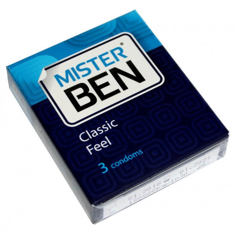 Презервативи Mister Ben Classic Feel 3 шт: ціни та характеристики