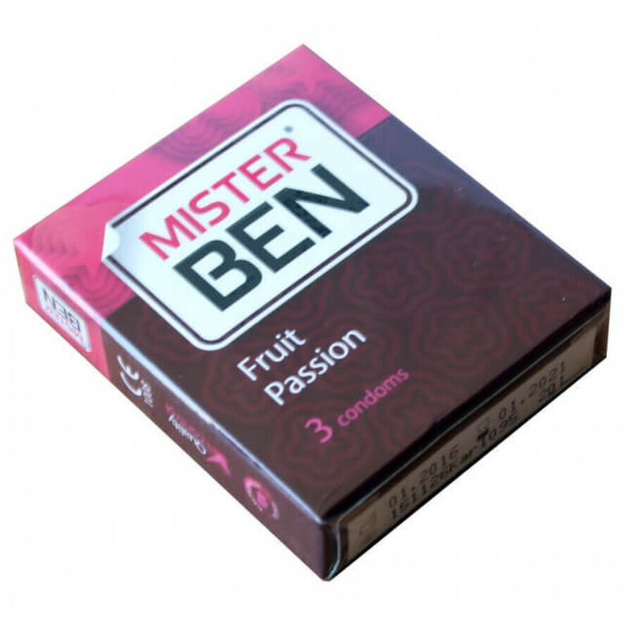 Презервативи Mister Ben Fruit Passion 3 шт: ціни та характеристики