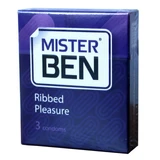 Презервативы Mister Ben Ribbed Pleasure 3 шт