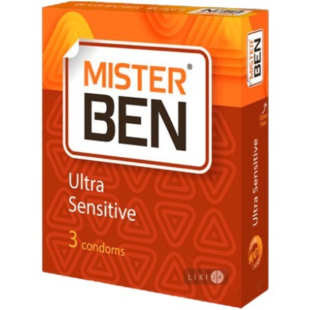 Презервативы Mister Ben Тонкие 3 шт