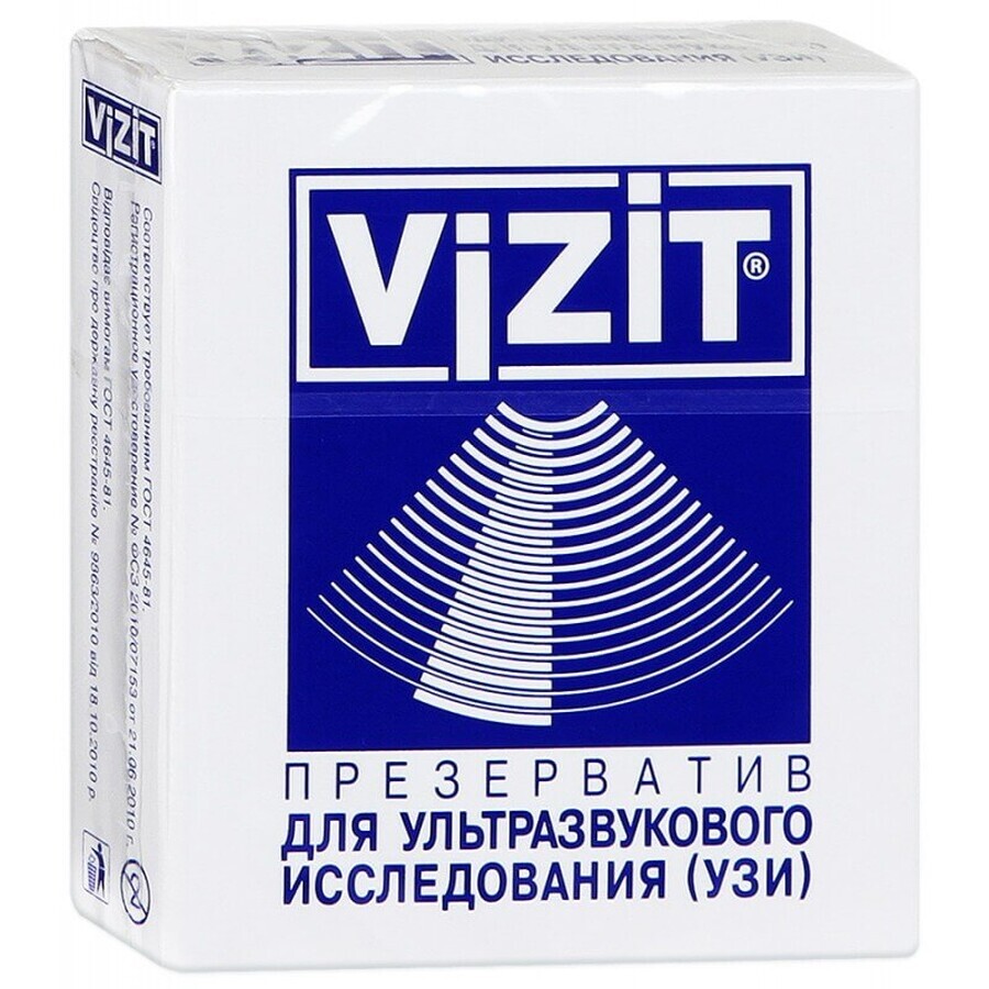Презерватив Vizit для УЗИ 1 шт: цены и характеристики