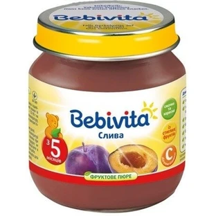 Пюре фруктове "слива" тм "bebivita" 100 г