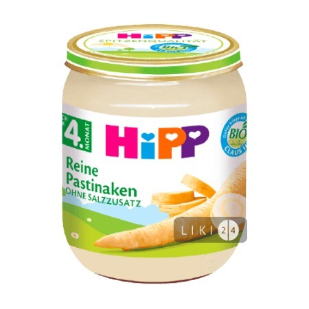 Овощное пюре HiPP Первый детский пастернак с 4 месяцев 125 г