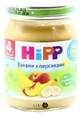 Персики з бананами hipp 125 г