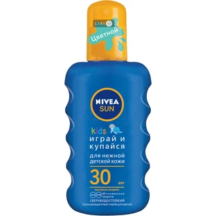 Спрей Nivea Sun Грай та купайся SPF 30 сонцезахисний дитячий надводостійкий 200 мл