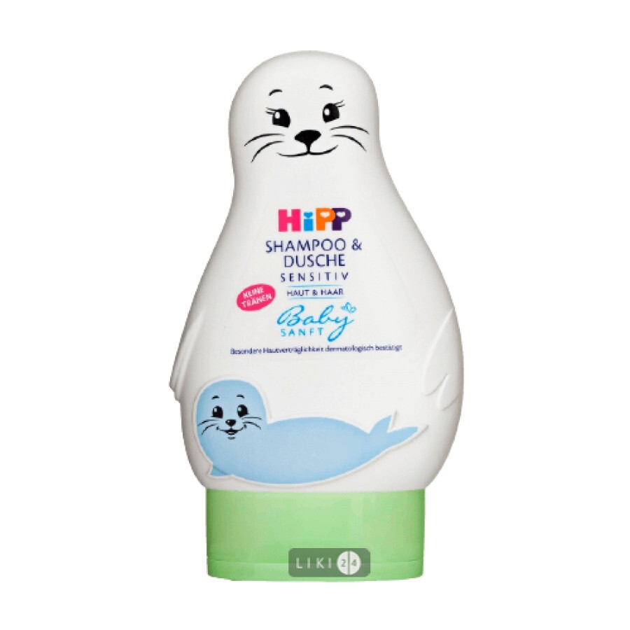 Детский шампунь и гель для купания HiPP BabySanft 200 мл: цены и характеристики