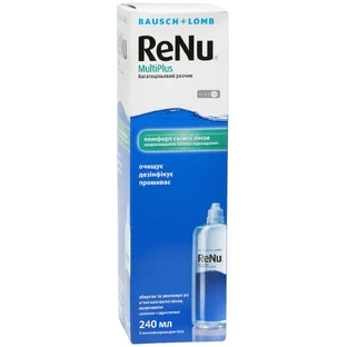  Розчин для контактних лінз Bausch & Lomb ReNu MultiPlus, 240 мл