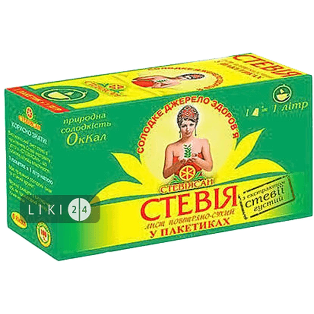 Диетическая добавка "стевия" лист воздушно-сухой лист 3 г пакетик №20: цены и характеристики