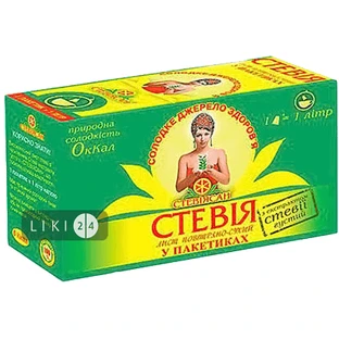 Диетическая добавка "стевия" лист воздушно-сухой лист 3 г пакетик №20