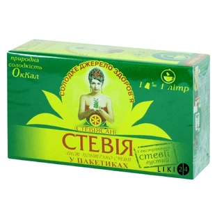 Дієтична добавка "стевія" лист повітряно-сухий пор. 1,5 г пакет №20