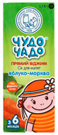 Сок Чудо-Чадо яблочно-морковный 200 мл, для детей от 6 месяцев