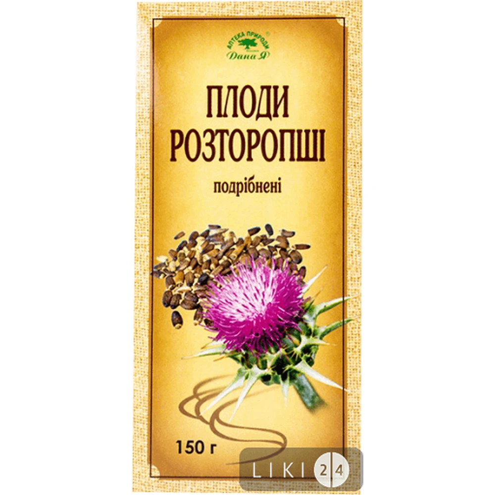 Добавка диетическая "аптека природы" №65 "плоды расторопши измельченные" пор. 150 г: цены и характеристики